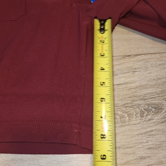 Eddie Bauer Women's Shorts Rolled Hem Bermuda Stretch Red Size 10 Ladies NWT - Picture 8 of 12